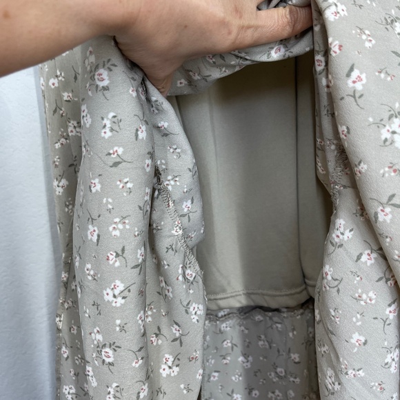 Anthropologie By the River Maxi Dress Womens M Floral Smocked Cottagecore - Picture 4 of 13